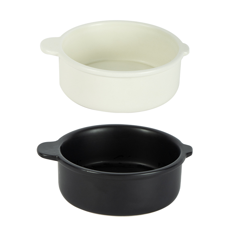 Casserole-Style Ceramic Bowl