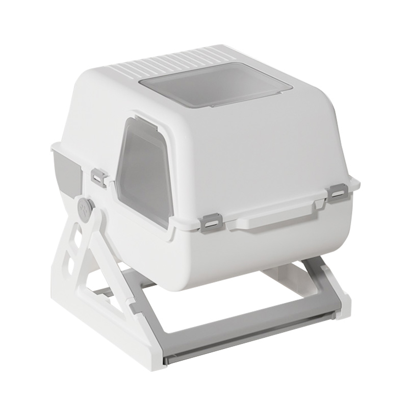 Covered  Easy-Sift Cat  Litter Box