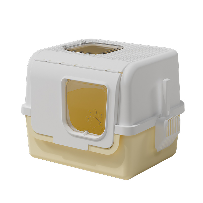Large-Opening Fully Enclosed Litter Box